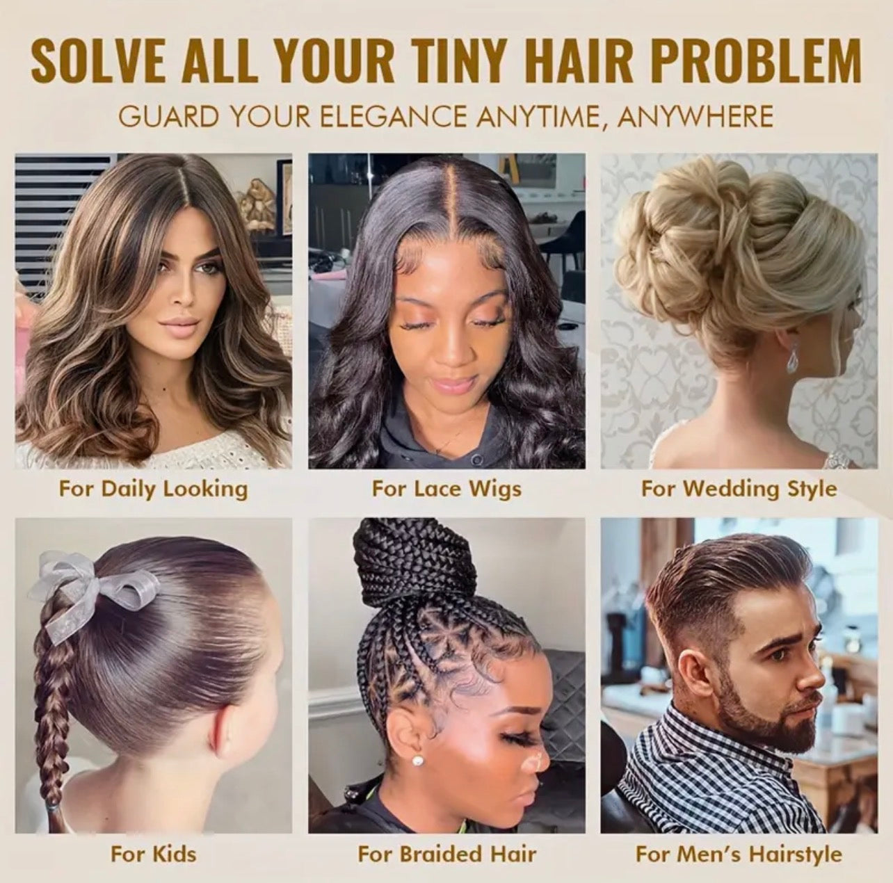 Hair Wax Stick – Non-Greasy Pomade for Smoothing, Edge Control & Flyaway Taming