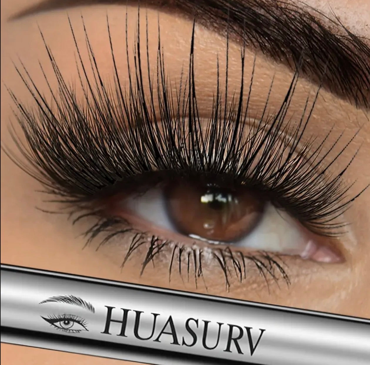 HUASURV Volumizing & Lengthening Mascara – Natural Curling Formula for Thick, Defined Lashes