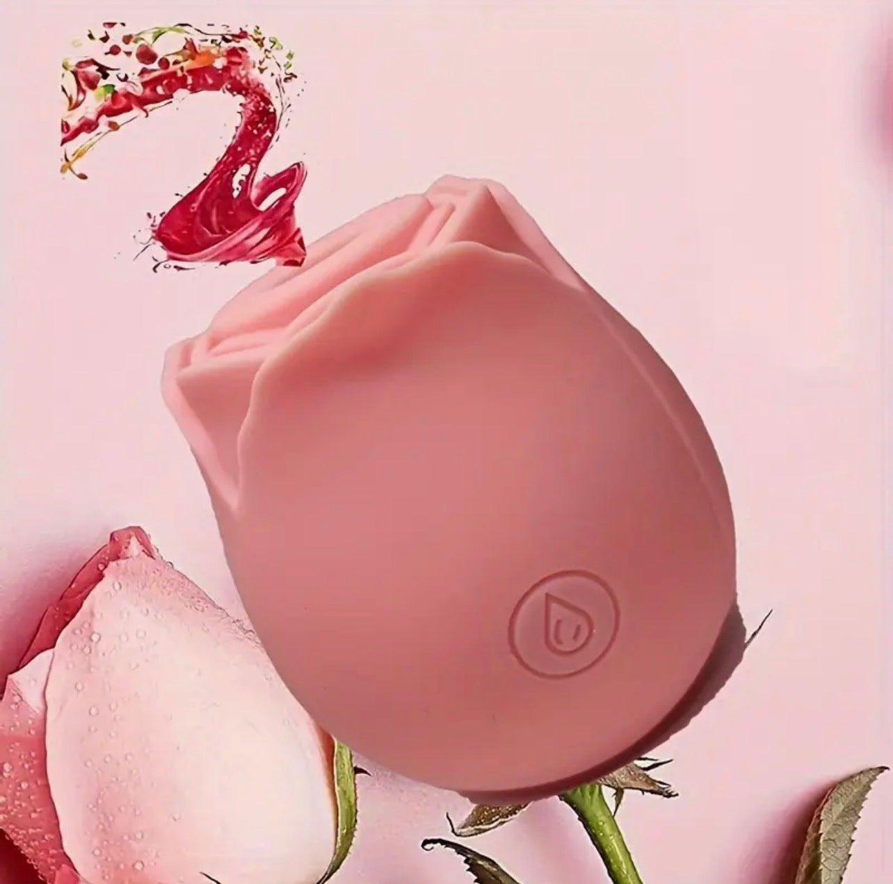 Rose Massager for Women – Dual-Function Massager and with 10 Vibration & Suction Modes