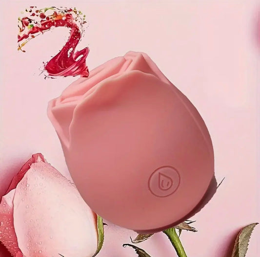 Rose Massager for Women – Dual-Function Massager and with 10 Vibration & Suction Modes