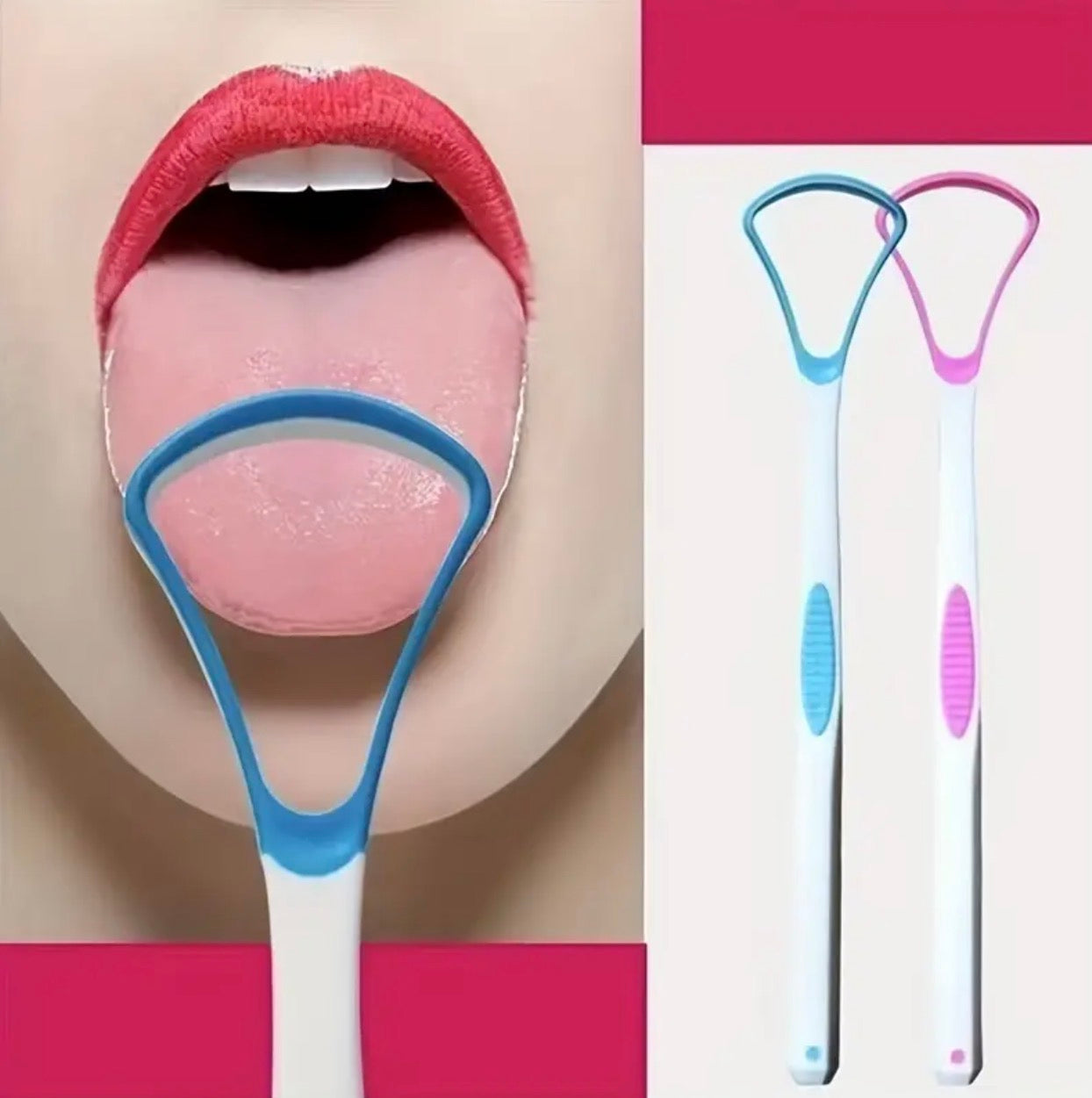 Adult Tongue Scraper with Travel Case – Easy-to-Use Oral Hygiene Tool for Fresh Breath