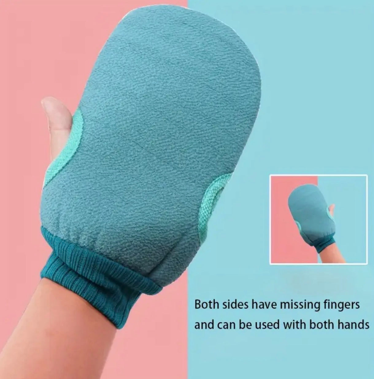 Double-Sided Exfoliating Shower Gloves – Deep Cleansing & Massage Bath Mitts for Smooth, Glowing Skin