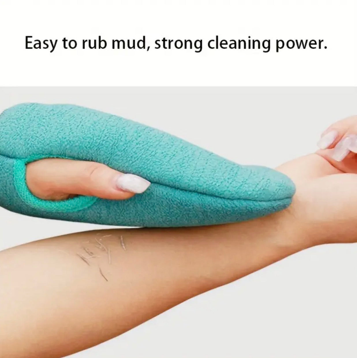 Double-Sided Exfoliating Shower Gloves – Deep Cleansing & Massage Bath Mitts for Smooth, Glowing Skin