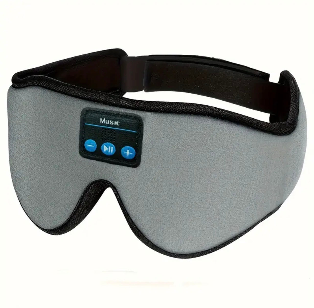 Wireless Bluetooth 5.2 Sleep Mask – 3D Music Eye Mask with Built-In Headphones & Type-C Charging